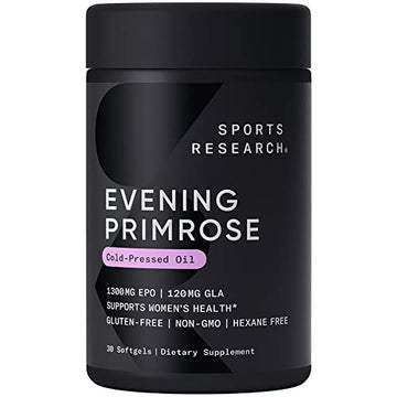 Sports Research Evening Primrose Supplement from Cold Pressed Oil Sports Research