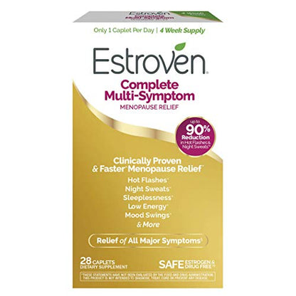 Estroven Complete Multi-Symptom Menopause Supplement for Women & Mood Boost
