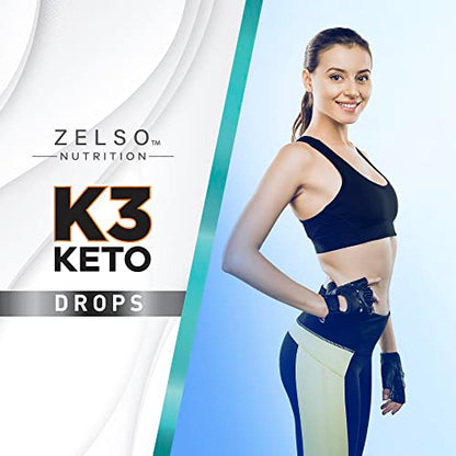 K3 Keto Drops for Weight Loss - Fat Burner & Metabolism Booster | Advanced Keto Carb