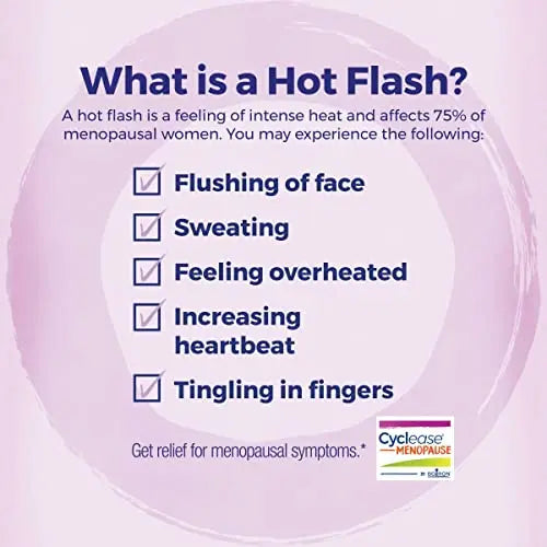 Boiron Cyclease Menopause Relief Tablets, White, 60 Count Boiron