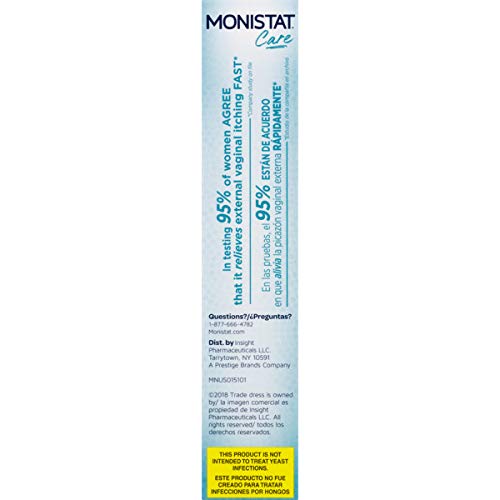 Monistat Care Instant Itch Relief Cream | Max Strength | Cools & Soothes | 1 OZ Monistat