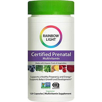 Rainbow Light Prenatal Multivitamin, Immune Support, 120 Capsules (Package May Vary)