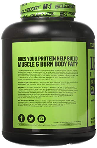 Musclesport Lean Whey Revolution™ Protein Powder - Whey Protein Isolate Musclesport