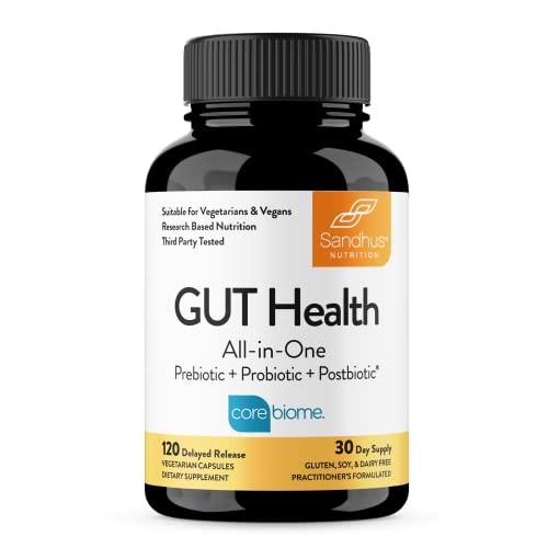 Sandhu's Gut Health - Prebiotic, Probiotic, Postbiotic & L-Glutamine – Digestive Health 