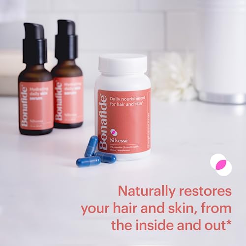 Bonafide Silvessa Hair & Skin Support Capsules – Hormone-Free, Drug-Free Daily Nourishment Bonafide