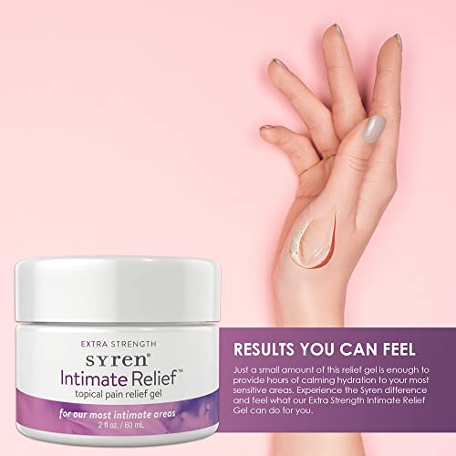 Syren Intimate Relief - Intimate Pain Relieving Gel - Relieves Vulva Pain, Throbbing, Spasms, Vaginal Dryness SYREN