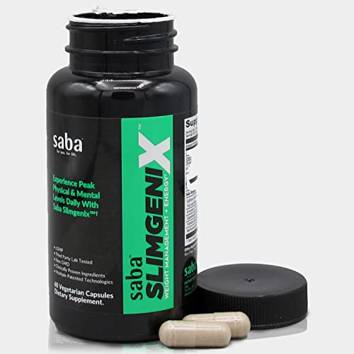 Saba SlimGenix -Energy, Weight Management, Appetite Control, Focus, Fat Burner Saba