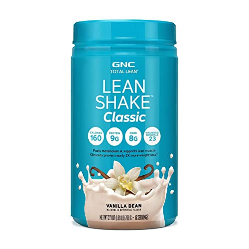 GNC Total Lean | Lean Shake Classic | Fuels Metabolism & Supports Lean Muscle | Vanilla Bean