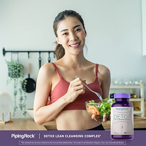 Piping Rock Detox Cleanse Capsules | 240 Pills | Herbal Complex | Lean Formula Piping Rock