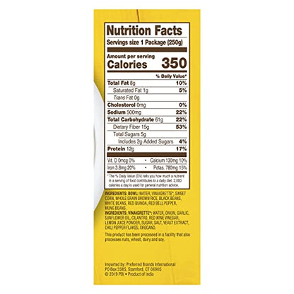 TASTY BITE Mexican Protein Bowl, 8.8 Ounce, Pack of 6, Ready to Eat, Microwaveable