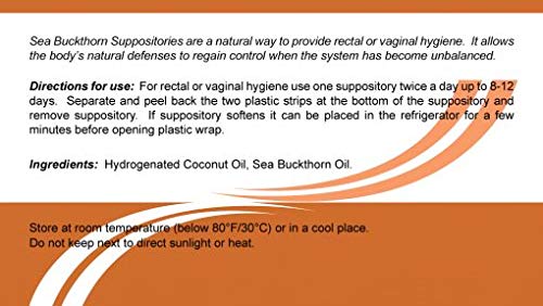 Suppositories with Sea-Buckthorn Oil (10 pcs) Sudopo plk