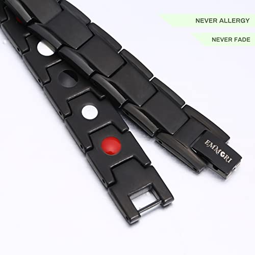 EMMORI Ultra Strength Magnetic Bracelet - 3,500 Gauss Per Magnet -Magnetic Bracelets Emmori