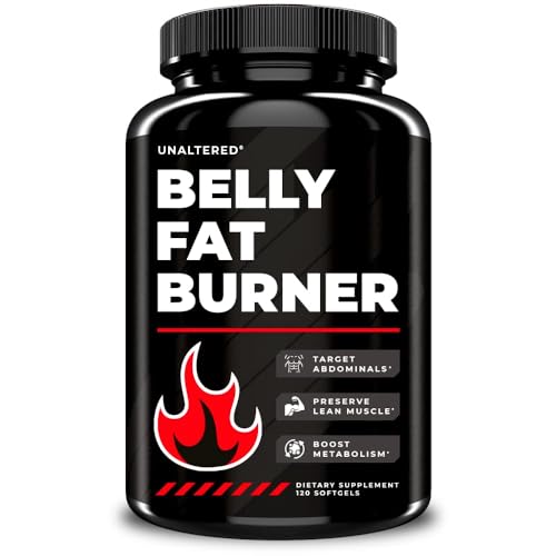 UNALTERED Fat Burner for Men - Lose Belly Fat, Tighten Abs, Support Lean Muscle 