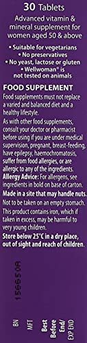 Vitabiotics Wellwoman 50+, 30 Tablets, Pack of 1