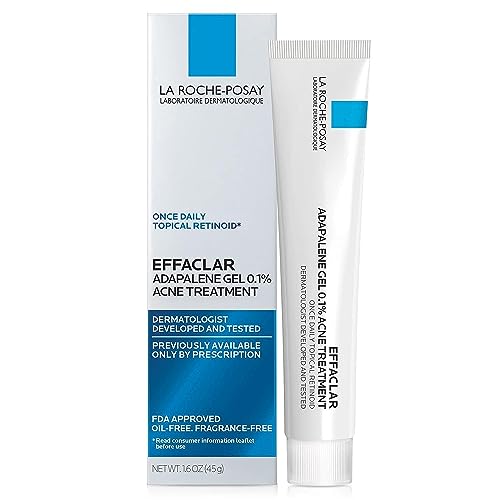 La Roche-Posay Effaclar Adapalene Gel 0.1% Acne Treatment, Prescription La Roche-Posay