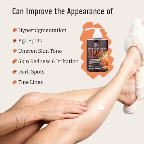 BLOOM Vitamin C Cream + Collagen Cream Body Lotion & Face Moisturizer 2PC Skincare BLOOM IT'S A GREAT SKIN DAY!