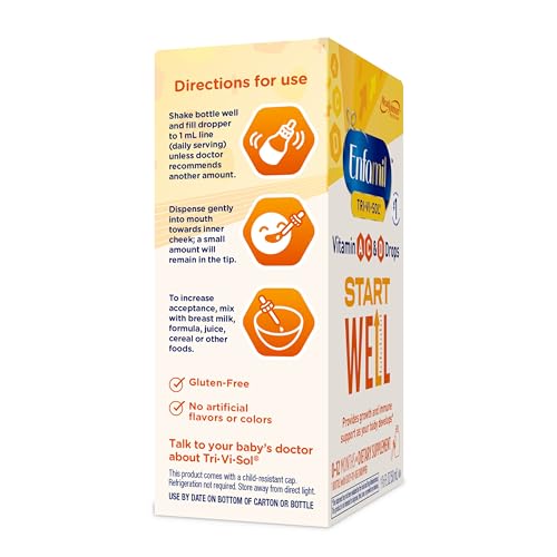 Enfamil Prenatals & Baby Vitamins Tri-Vi-Sol Vitamin A, C & D Multi-Vitamin Drops