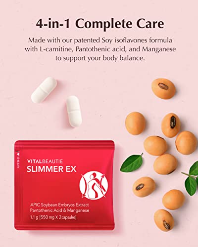 VITALBEAUTIE SLIMEREX L-Carnitine Supplement for Men & Women | Energy Support