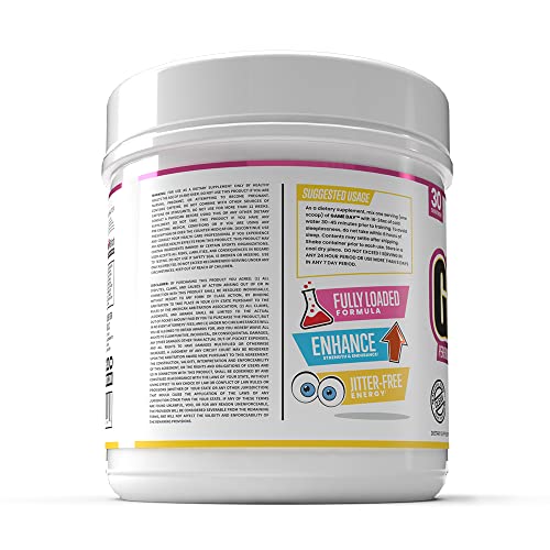 Man Sports Game Day Pre-Workout Supplement - Taurine - Creatine HCL - 30 Servings - Pink Lemonade