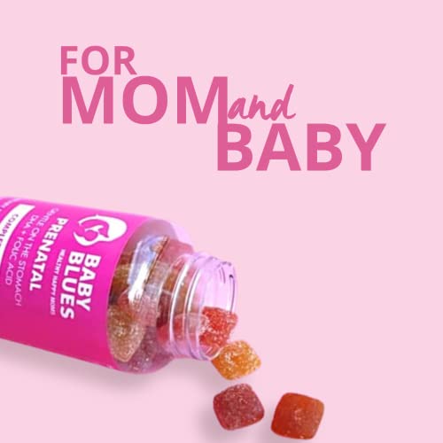 Baby Blues Prenatal Gummies: Complete Multivitamin with DHA + EPA Omega 3s Baby Blues