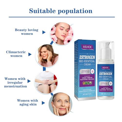 Estrogen Cream for Menopause Relief, Estrogen Cream for Women Menopause, Women's Health Support LIANGCAILI