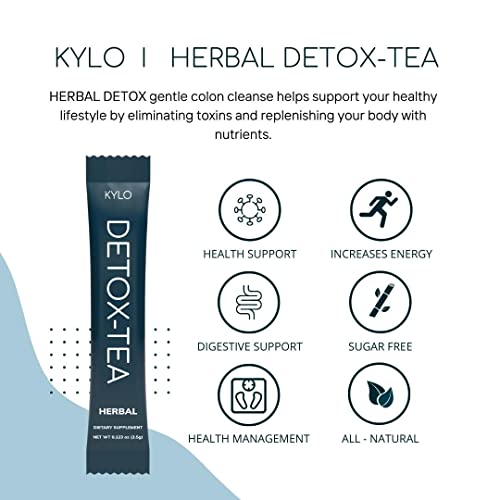 KYLO Instant Herbal Detox Tea - Support for Weight Management (30 Single-Serve Sticks)