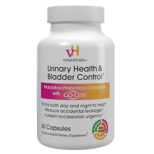 vH essentials Urinary Health & Bladder Control, Cranberry Extract, Prebiotics and Probiotics