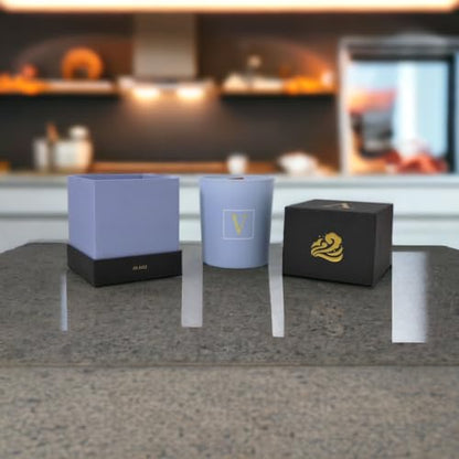 Vantage Venue - Premium Quality Wooden Wick Scented Candles | Aromatherapy Soy Wax Candle
