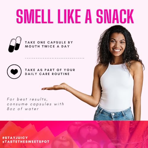 Sweet Spot - Pineapple Extract Vaginal Probiotics to Taste Great - 60 Capsules - Supports Vaginal Health TASTE THE SWEET SPOT