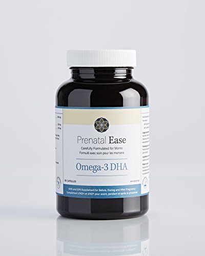 Prenatal Ease Omega-3 DHA, Omega-3 Fatty Acids for Before, During and After Pregnancy, 45-Day Supply Prenatal Ease