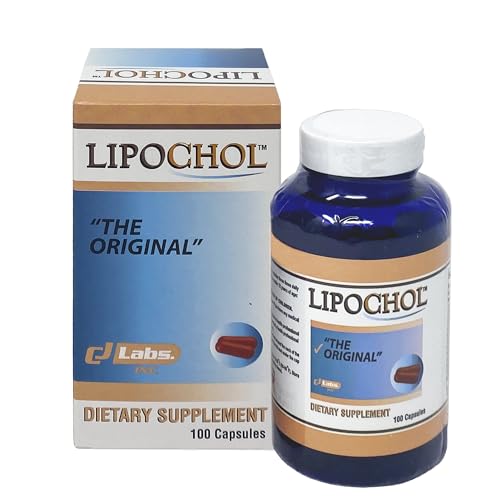 LIPOCHOL, Liver Health, Vitamin and Nutrient Boost (100 Capsules/Pack of 1)
