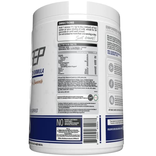 EHP Labs OxySleep Collagen Peptides Powder Night Time Shred - Promotes Deep Sleep