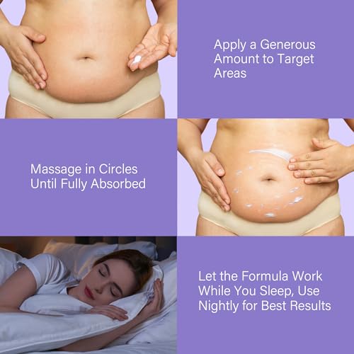 Belly Firming Cream, Overnight Toning Body Cream - Skin Tightening & Cellulite Cream COSINGKIN