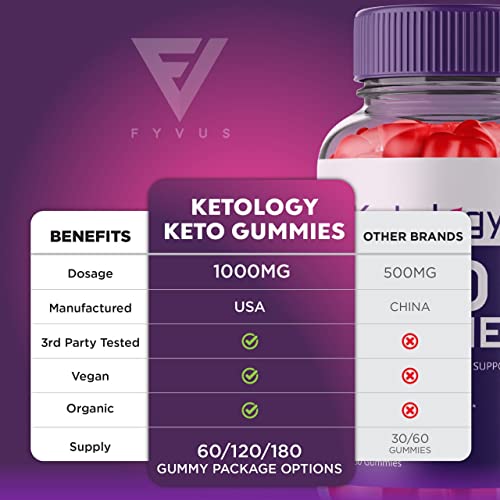 Ketology Keto ACV Gummies Advanced Weight Loss Ketosis Supplement, Ketology Keto