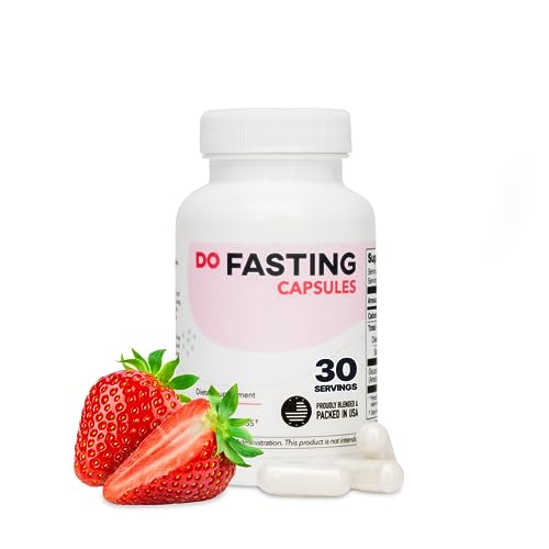 DOFASTING Glucomannan Capsules, Fiber Supplement Glucomannan, Sugar Cravings Blocker