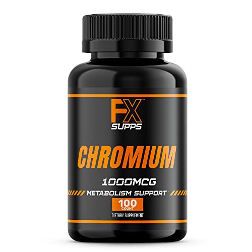 FX Supps Chromium Polynicotinate 1000 mcg (100 Capsules) Weight Management Supplements