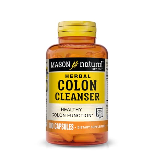 MASON NATURAL Herbal Colon Cleanser - Improved Digestive Health, Healthy Bowel 