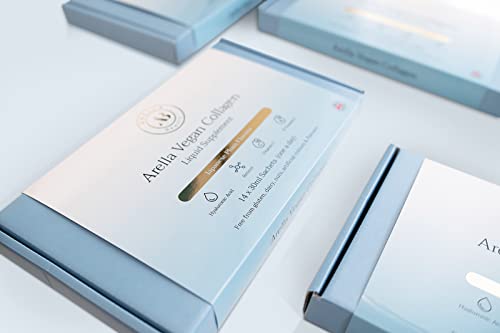 Arella Beauty Vegan Liquid Collagen Supplement - Japanese Plum Flavour - 14 x 30 ml Arella Beauty