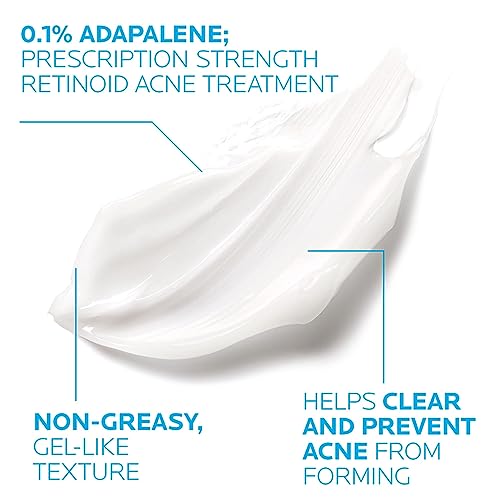 La Roche-Posay Effaclar Adapalene Gel 0.1% Acne Treatment, Prescription