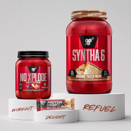 BSN SYNTHA-6 Whey Protein Powder with Micellar Casein, Milk Isolate, Cinnamon Toaster BSN
