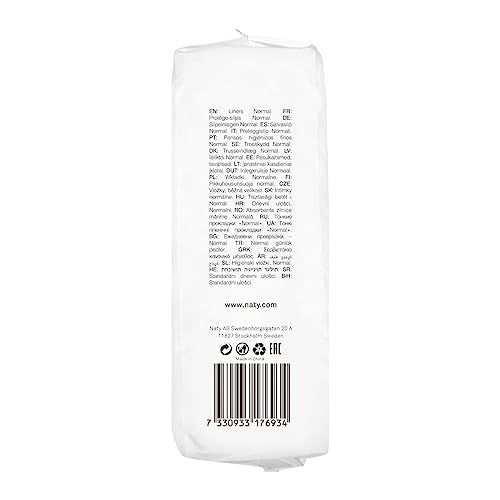 Eco by Naty Panty Liners for Women – Liners for Daily use, Eco-Friendly Women’s Thin Discreet Panty