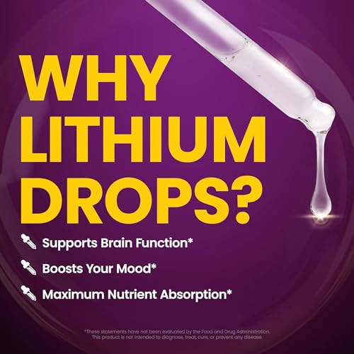 WellnessOne Liquid Lithium Supplements - Ionic Lithium Supplement Liquid