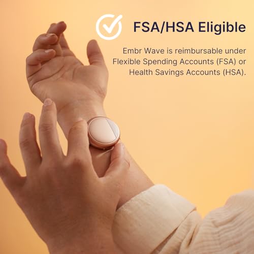 Embr Wave Cooling and Warming Wristband - Personalized Thermal Relief - Manage Hot Flashes Embr