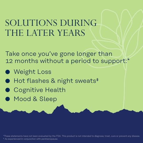 Solaray Postmenopause her Life Stages - Post Menopause Supplements for Women with Resveratrol SOLARAY