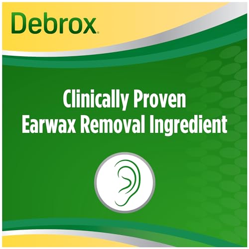 Debrox Ear Wax Removal Kit, Ear Cleaning Kit Includes Rubber Bulb Syringe Debrox