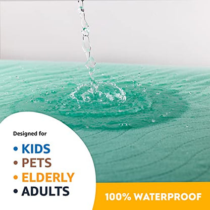 IMPROVIA® Washable Underpads, 34" x 36" (Pack of 4) - Heavy Absorben