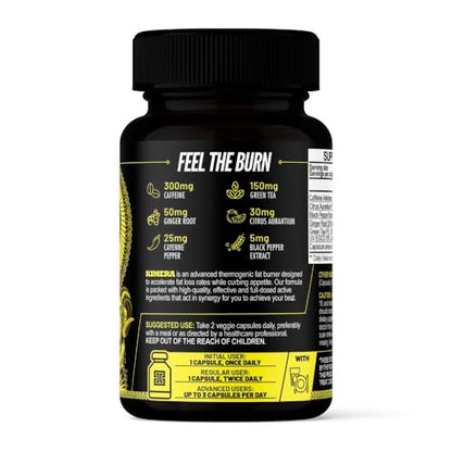 Iridium Labs Kimera Thermogenic Fat Burner - Weight Loss Supplement & Energy Booster