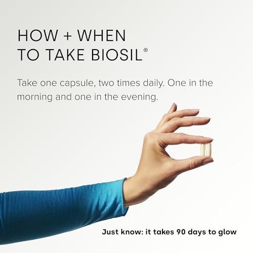 Biosil Collagen Generator - 120 Capsules - with Patented ch-OSA Complex - Generates & Protects BioSil