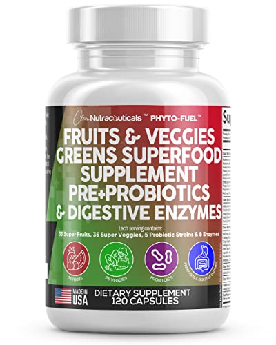 Fruits and Veggies Supplement Reds & Green Superfood - A Natural Balan