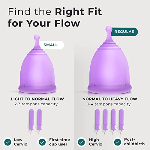 Carecup Menstrual Cup Sterilizer - Modern Menstrual Cup Cleaner Unscented Sanitizer - 2-Minute Carecup